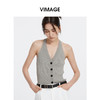 VIMAGE纬漫纪慵懒感休闲港风无袖挂脖针织吊带上衣2025夏季新款V2301933 商品缩略图7