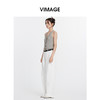 VIMAGE纬漫纪慵懒感休闲港风无袖挂脖针织吊带上衣2025夏季新款V2301933 商品缩略图8