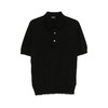 ZEGNA 杰尼亚 男士棉质针织短袖Polo衫 黑色 UFC90A9 C32 K09 商品缩略图0