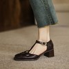 手工女鞋包头粗跟凉鞋女夏外穿软底软面真皮镂空罗马鞋子5CM 商品缩略图2