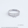 【限时8.8折】【线上铂金馆】PT950 【国际铂金协会】铂金镂空活口戒指百搭时尚波浪仿钻活口女戒(ACPTJZ00006)预售产品下单后不退款不退货不换货不补差价) 商品缩略图4