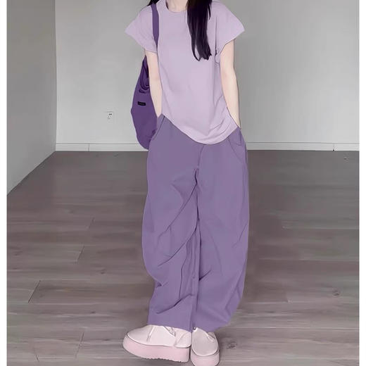 裁缝学苑AS474运动连肩无袖T恤纸样女装设计感阔腿长裤套装打版裁剪样板 商品图1