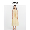 VIMAGE纬漫纪夏季新款舒适柔软通勤高腰半身裙V2106726 商品缩略图1