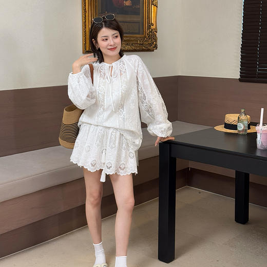 【现货】良木礼刺绣套装裙（8533） 商品图0