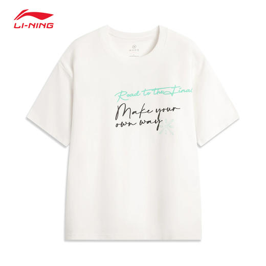 李宁韦德系列男子宽松短袖文化衫AHSV017 商品图0