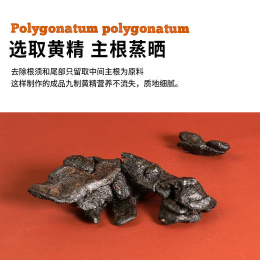 云南九蒸九晒滇黄精——云南药厂生产|饮片级别 商品图1