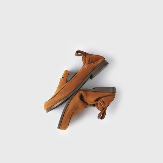 lost in echo2025春夏新款真皮羊皮轻便舒适薄底平底乐福小皮鞋女 商品图0