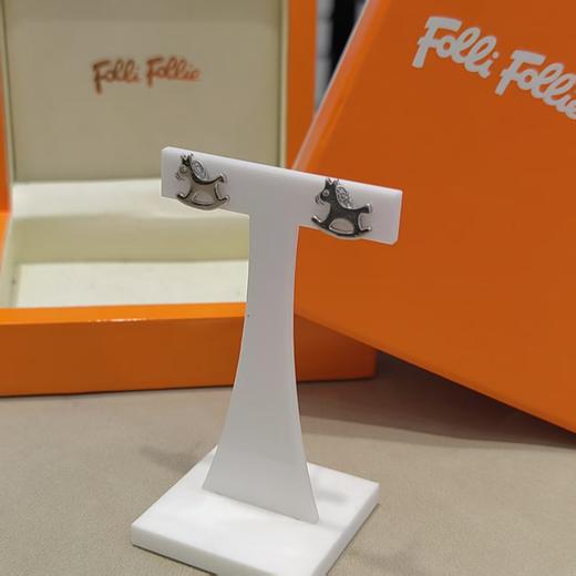 Folli Follie情绪价值拉满的摇木仿钻s925银摇木马耳环 商品图4