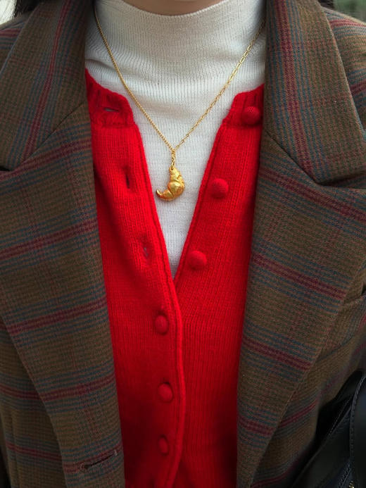 LS｜El Cuerno Necklace 可颂项链 [ 金 ]【Unbounded Divinity】 商品图7