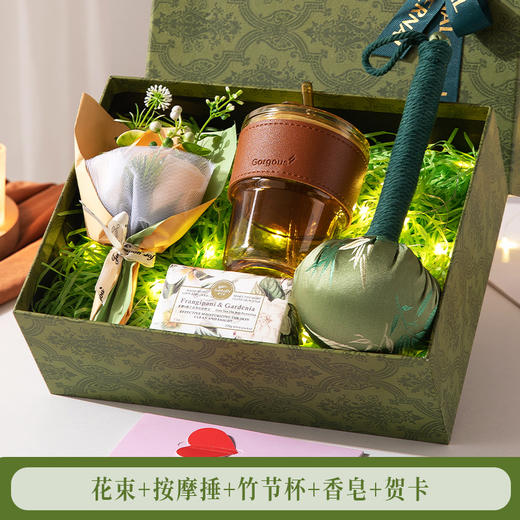 【复古森系限定礼盒】母亲节礼物送妈妈实用古法养生按摩捶礼盒公司团购伴手礼生日礼品。ry 商品图10