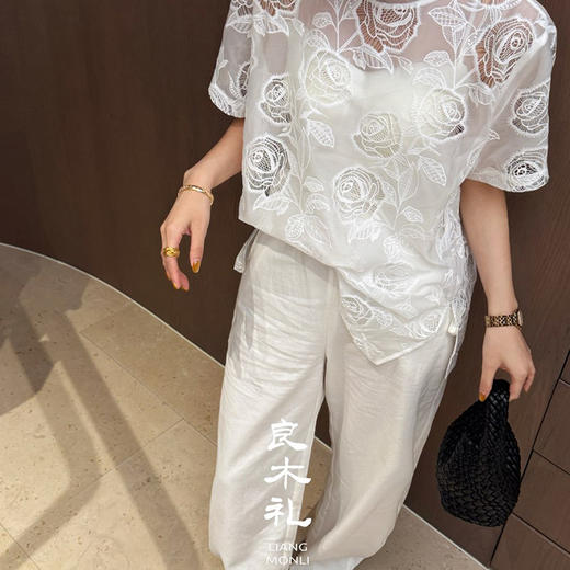 【部分现货】良木礼苎麻裤（7727） 商品图0