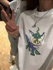 点此购买 We11done夏季男女款小怪兽涂鸦刺绣短袖T恤 LL 317012 商品缩略图3