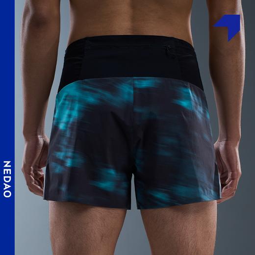 内道腰包3寸印花跑步短裤男款越野跑马拉松装备弹力透气训练短裤 商品图4