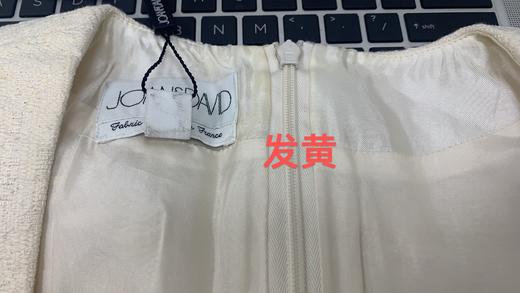 4894415256246  JOAN&DAVID 米白/黑色典雅拼接短袖连衣裙 商品图6