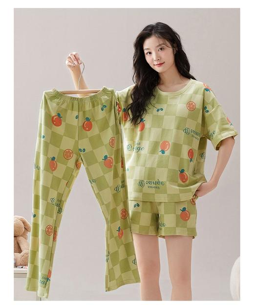 古今品牌直发❗️自带胸垫❗️100%纯棉系列❗️上海淮海路『古今@爱她系列睡衣三件套』 商品图3