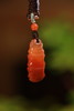 孤品 | 红兔毛节节高吊坠高约2.4cm【器悟雅玩】 商品缩略图1