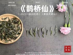 【2025春茶】2025一级白牡丹《鹊桥仙》，连续7年春白茶销冠，鲜、爽、清、润，香透了！（1斤收藏装）