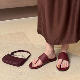 【部分现货，只换不退】良木礼牛皮凉鞋