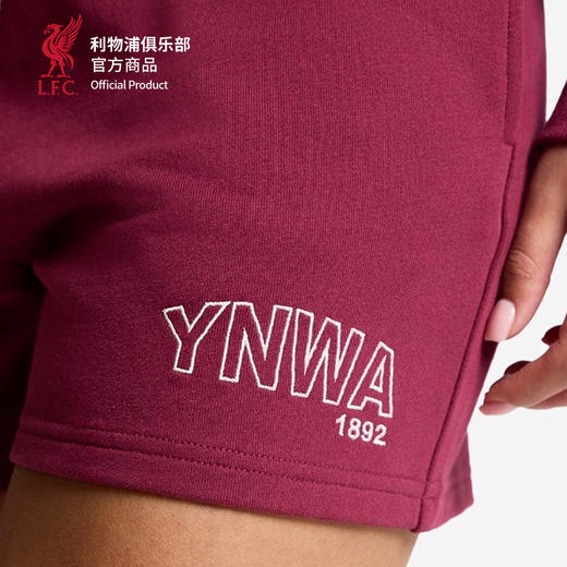 【官网同款】利物浦俱乐部 | 红色运动短裤YNWA抽绳款休闲裤 商品图4