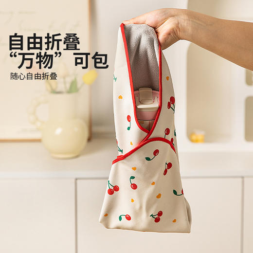 摩登主妇化妆包百贴布魔术布大容量便携收纳包单反相机镜头自粘布 商品图2