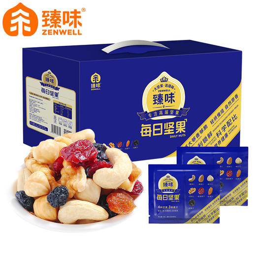 臻味 每日坚果500克（干湿分离）零食礼包核桃仁腰果0添加真营养早餐解馋健康零食 商品图0
