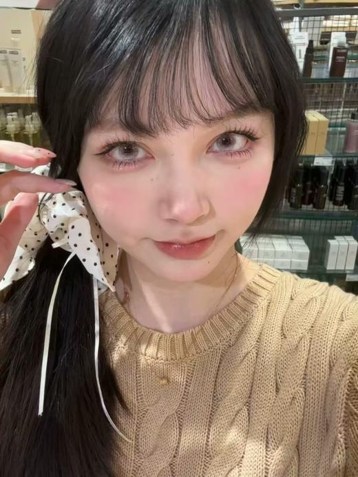 <月抛中直径>Sasababy- 少女的祈祷 粉-14.2mm【月抛 0-800度 含525/575】 商品图7