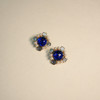 北京仓｜Gripoix Paris-Byzantium-蓝色 琉璃 耳夹（无需耳洞）［法国设计师］ 商品缩略图0