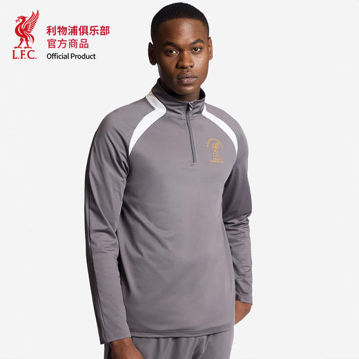【官网同款】利物浦俱乐部 | 灰色半拉链插肩外套夹克伊斯坦布尔 商品图2