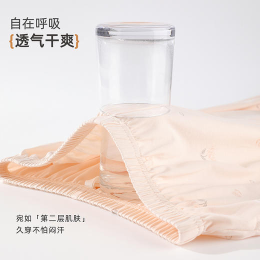 雅黛俪纯棉短裤睡裤家居裤可外穿亲肤透气夏季薄款2025新款简约风 商品图3