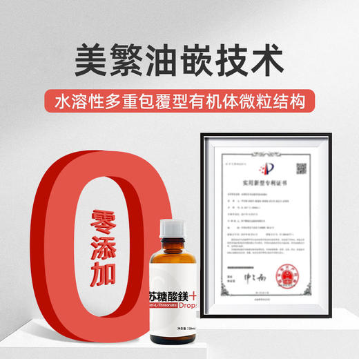 美繁镁L-苏糖酸镁制剂镁含量65mg/ml 商品图3