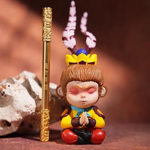 朱炳仁铜 盖世英雄主题（钢笔）套装礼盒 铜笔+pvc注塑底座-分销 商品图2