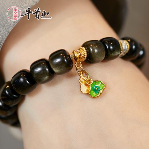 佛顶圣境系列黑曜石手串国潮男女款新中式首饰礼物 商品图4