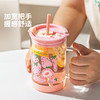 摩登主妇玻璃杯女吸管杯办公室家用喝水杯耐高温高颜值杯子咖啡杯 商品缩略图3