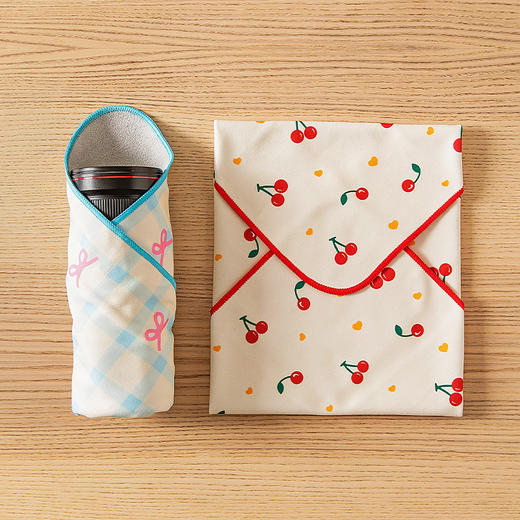 摩登主妇化妆包百贴布魔术布大容量便携收纳包单反相机镜头自粘布 商品图0