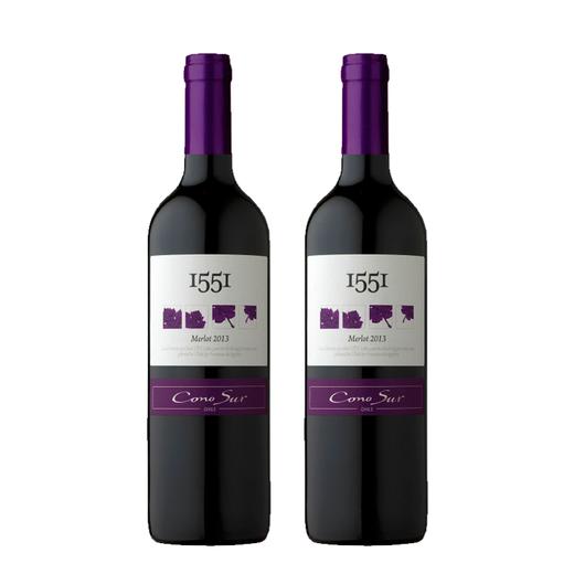 柯诺苏1551美乐红葡萄酒 750ml*2瓶 商品图0
