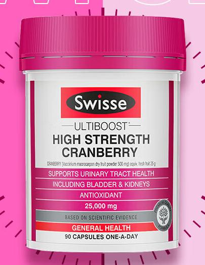 Swisse蔓越莓精华胶囊90粒/瓶 商品图0