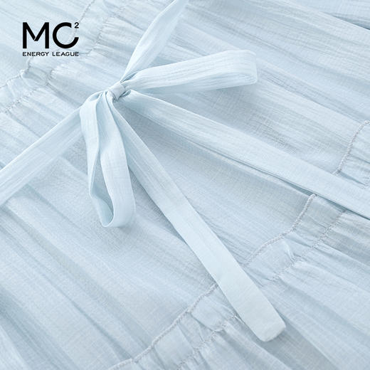 女装花边立领蛋糕压皱连衣裙-103Q5222002 商品图3