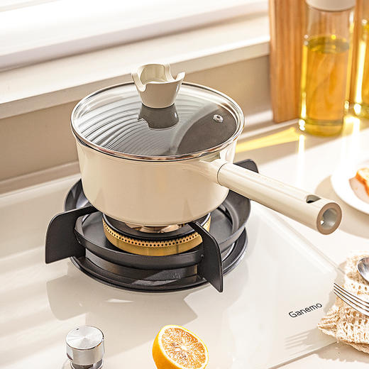 摩登主妇钛陶瓷奶锅宝宝辅食锅不粘锅多功能蒸煮一体汤锅泡面小锅 商品图4