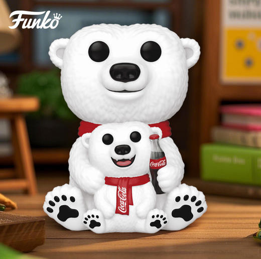 FUNKO81063广告图标手办：可口可乐北极熊与小熊崽 商品图1