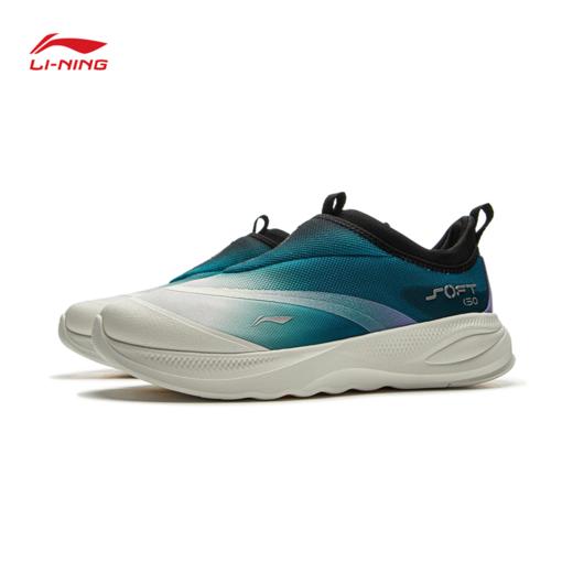 【爆款推荐】李宁SOFT GO2 | 休闲鞋男鞋2025新款一脚蹬公务轻便透气运动鞋AGLV005-10/66 商品图5