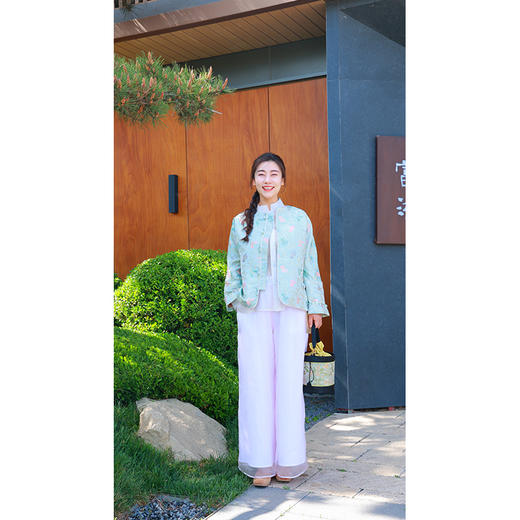 【2026东衣作】飘纱裤（20709381初荷-高定款） 商品图0