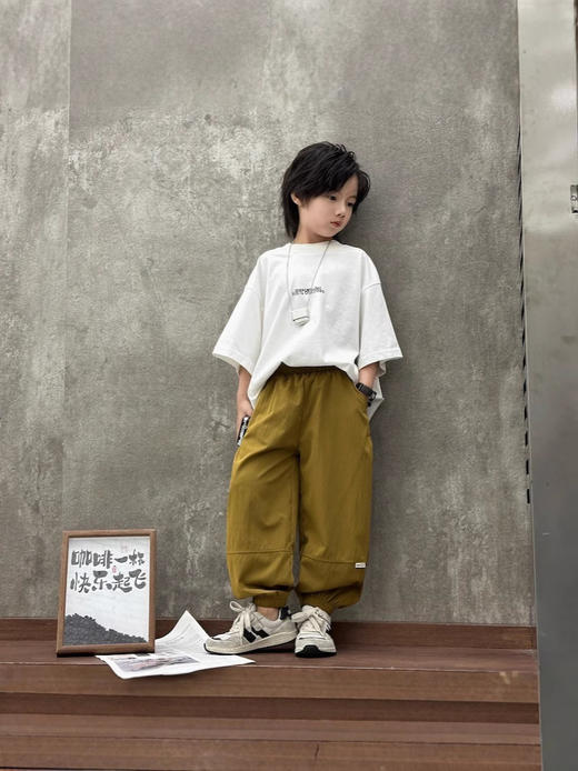 【舒适有型，轻薄透气】儿童防蚊裤 夏季薄款运动裤 男童冰感休闲束口裤 女童外穿宽松防晒裤-QQ 商品图1