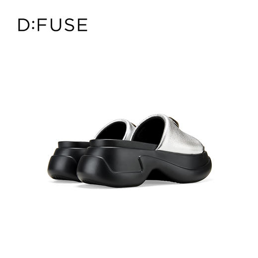 Dfuse迪芙斯2025夏季新款轻盈拖鞋增高厚底鼓棉外穿时尚凉拖DFD2110109 商品图8