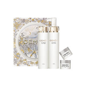 CEMOY白金流明修护赋活系列套装（水120ml+乳120ml+眼霜5ml*2）