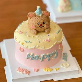 ［小红书同款］网红黄油小熊创意定制蛋糕