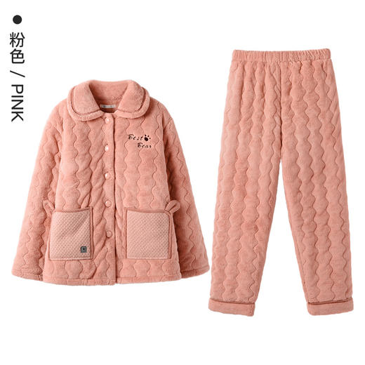 爱帝 女式夹棉家居服 商品图2