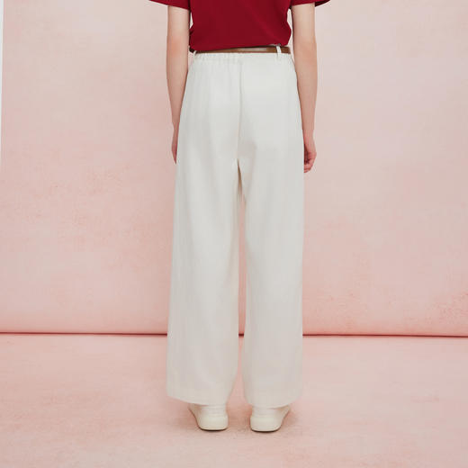 QF302斯尔丽25夏季新款时尚小个子宽松显瘦直筒休闲百搭水洗牛仔长裤 商品图6