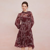 QF870斯尔丽2025夏季新款提花烧花印花工艺半透感宽松时尚廓形连衣裙 商品缩略图0