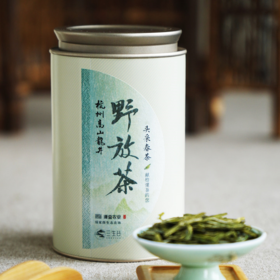【2025新茶叶】杭州野放茶园 龙井茶100g 一芽一叶 荒野韵味 生态龙井  夏天喝 自然清凉