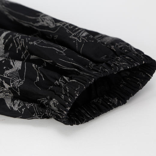 QF115斯尔丽2025新款户外出游夏季透气印花宽松上衣半裙式短裤式套装 商品图7